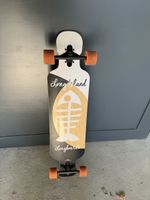 Long Island Longboard, good condition, orange wheels, fun!