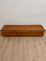 Modernes TV Lowboard Holz braun mit 3 Schubladen