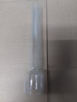 Glas zu Öllampe 53mm, Länge 24.5cm