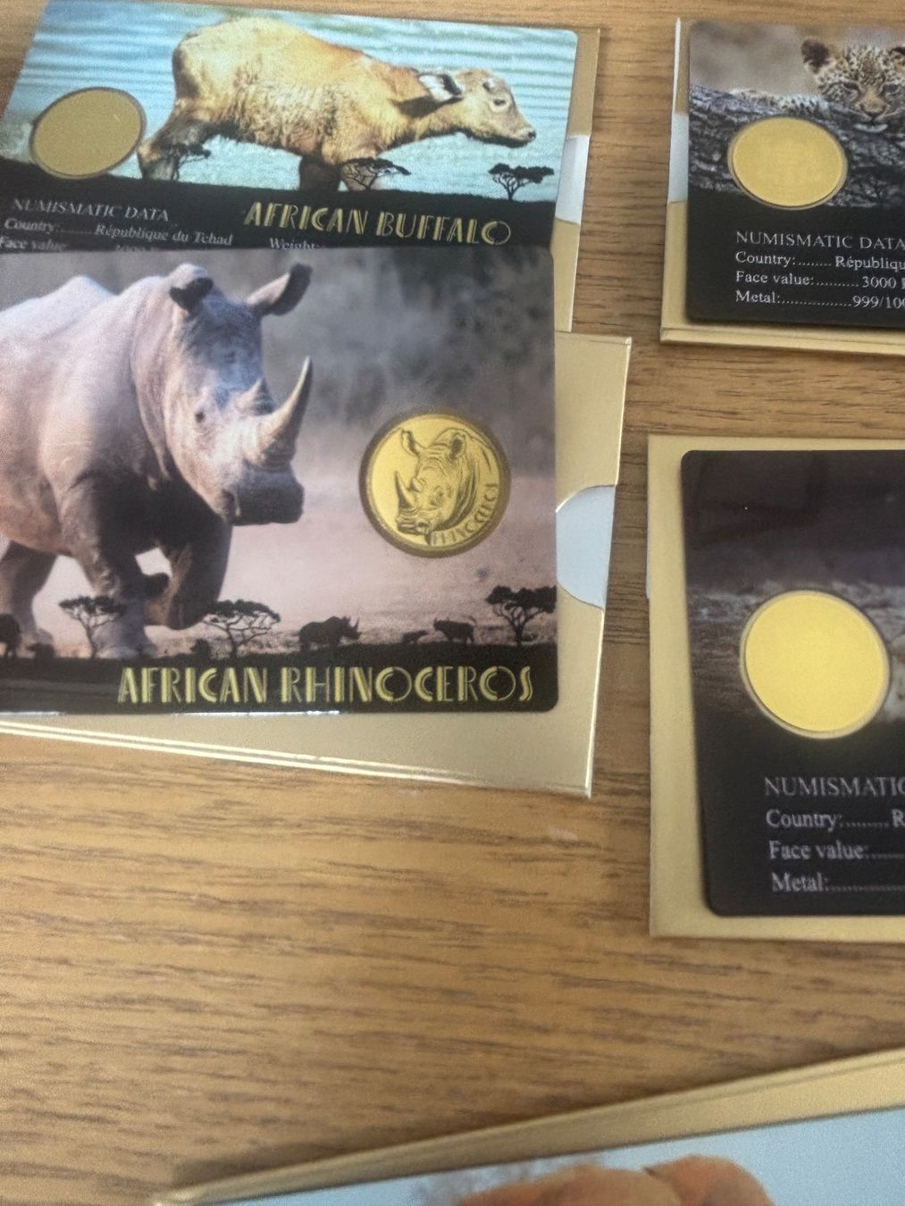 Alle Münzen: Big Five Goldmünzen – Neu und originalverpackt aus Saxon von Goes2124 2