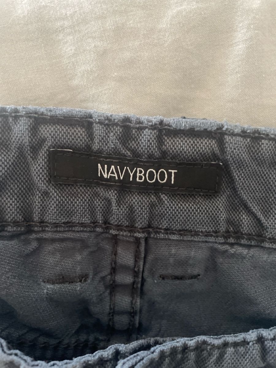 Navyboot Pantaloni: Navyboot Herren Jeans, Top Hose, Graue Waschung – Usato da Aarberg venduto da wuede01 1