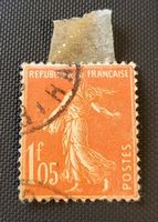 Frankreich alte briefmarke