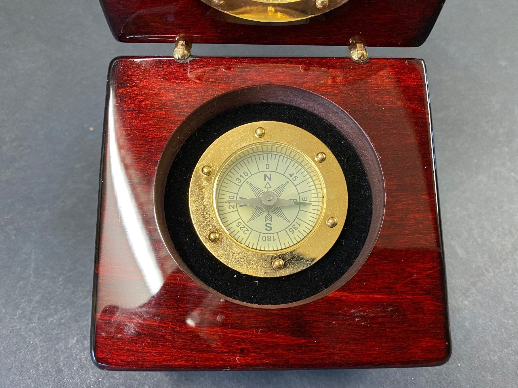 Orologi da terra & Orologi da parete: Uhr & Kompass, Home Office Deko Geschenk – Usato da Schaffhausen venduto da vintageworld 5