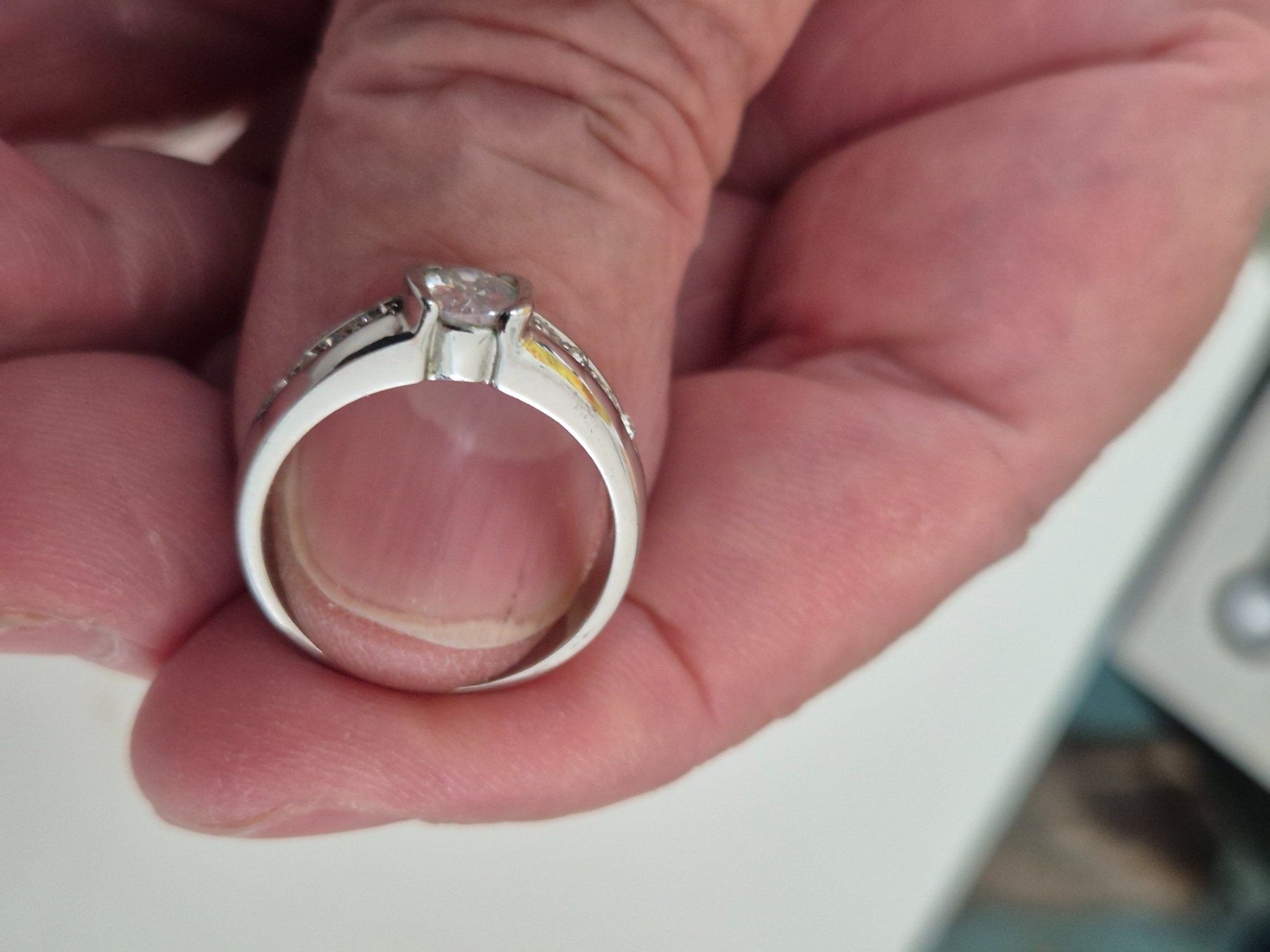 Anelli: Schmuck Ring Zirkonia Steinen Modeschmuck Unisex – Usato da Russikon venduto da dav_fqm6 2