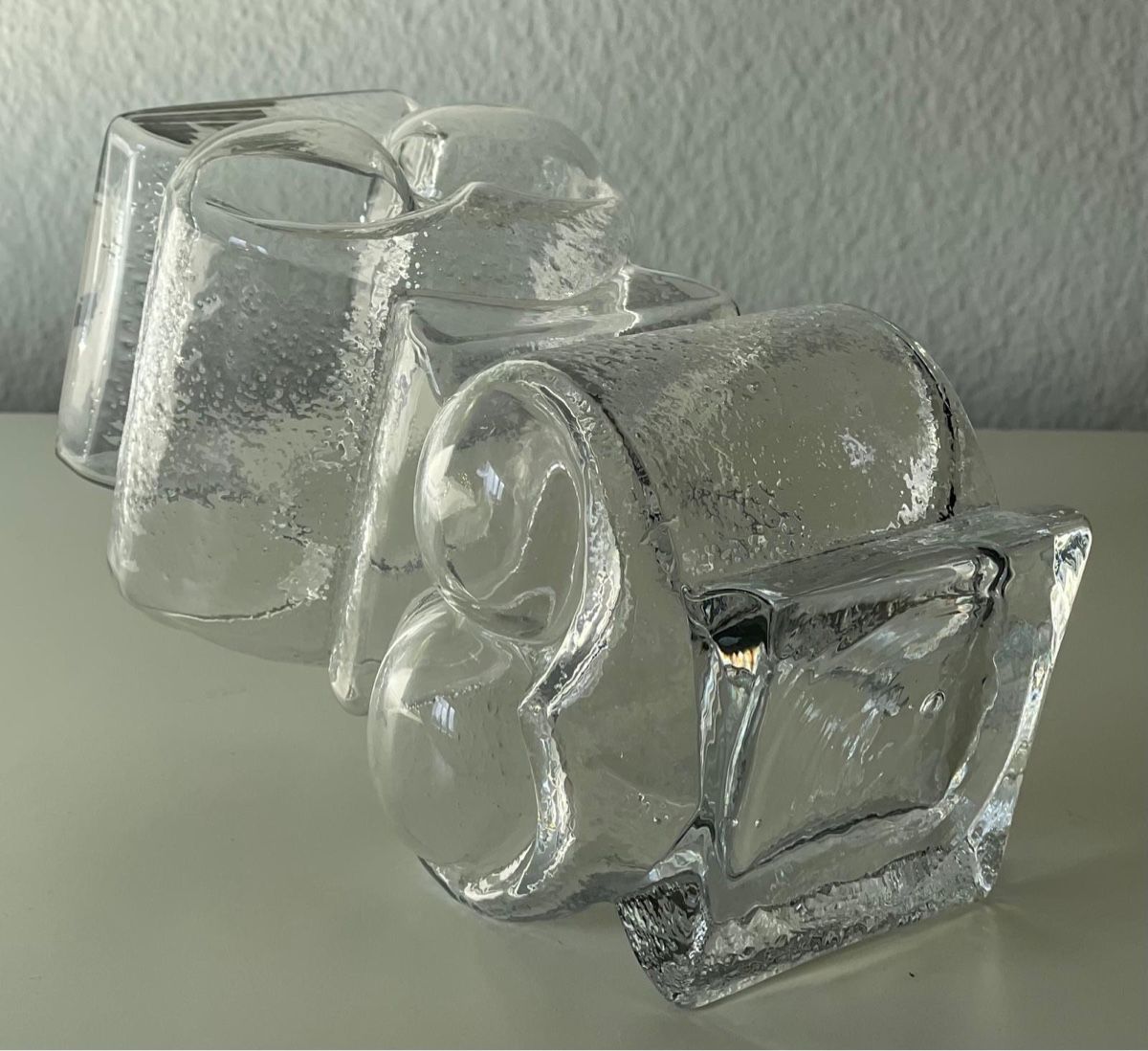 Vasen & Gefässe: Skruf Eulen Vase Lars Hellsten Glas 60er skandinavisch – Neu (gemäss Beschreibung) aus Zürich von Calaminta 3