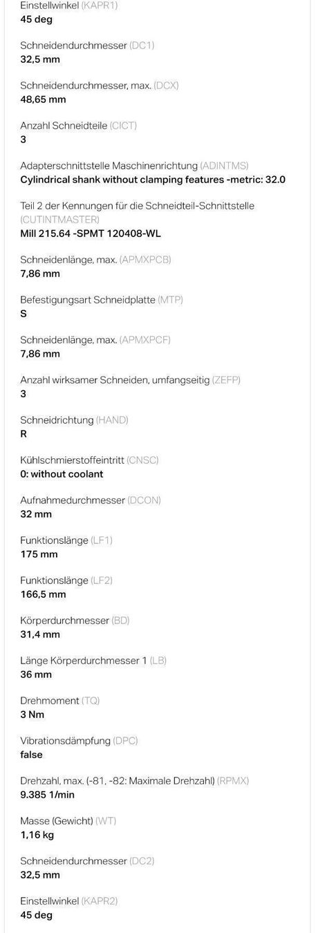 Sandvik Tutti gli attrezzi: Sandvik R215.64-32A32-4512 – Usato da Langenthal venduto da Physycer0 6