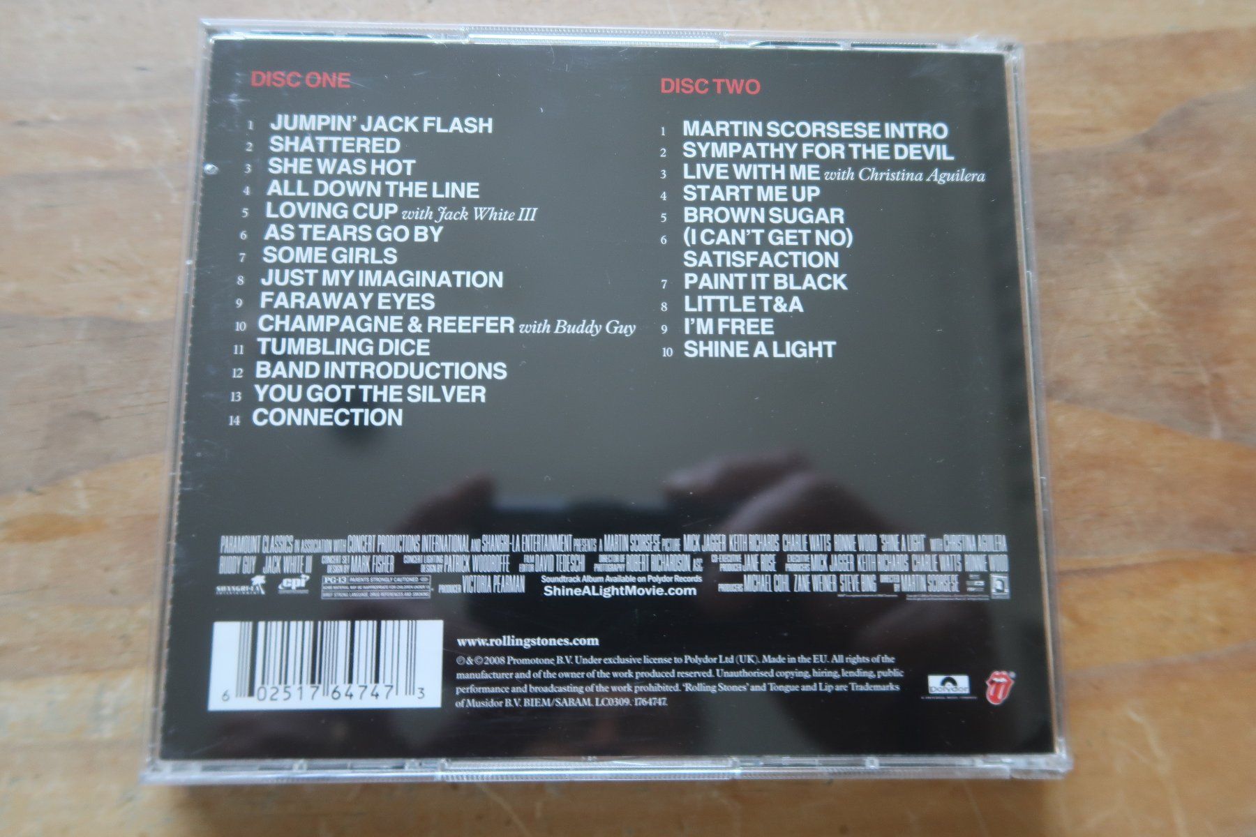 CD: THE ROLLING STONES - SHINE A LIGHT - 2x CD – Usato da Basel venduto da Patiscat 1