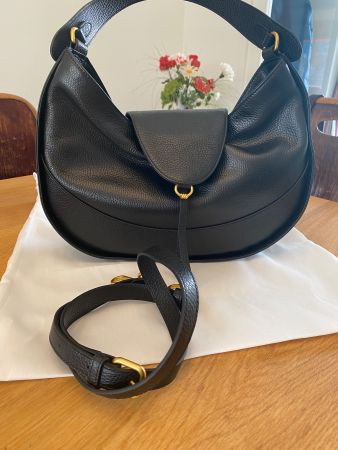 Schultertasche Gianni Chiarini, schwarz
