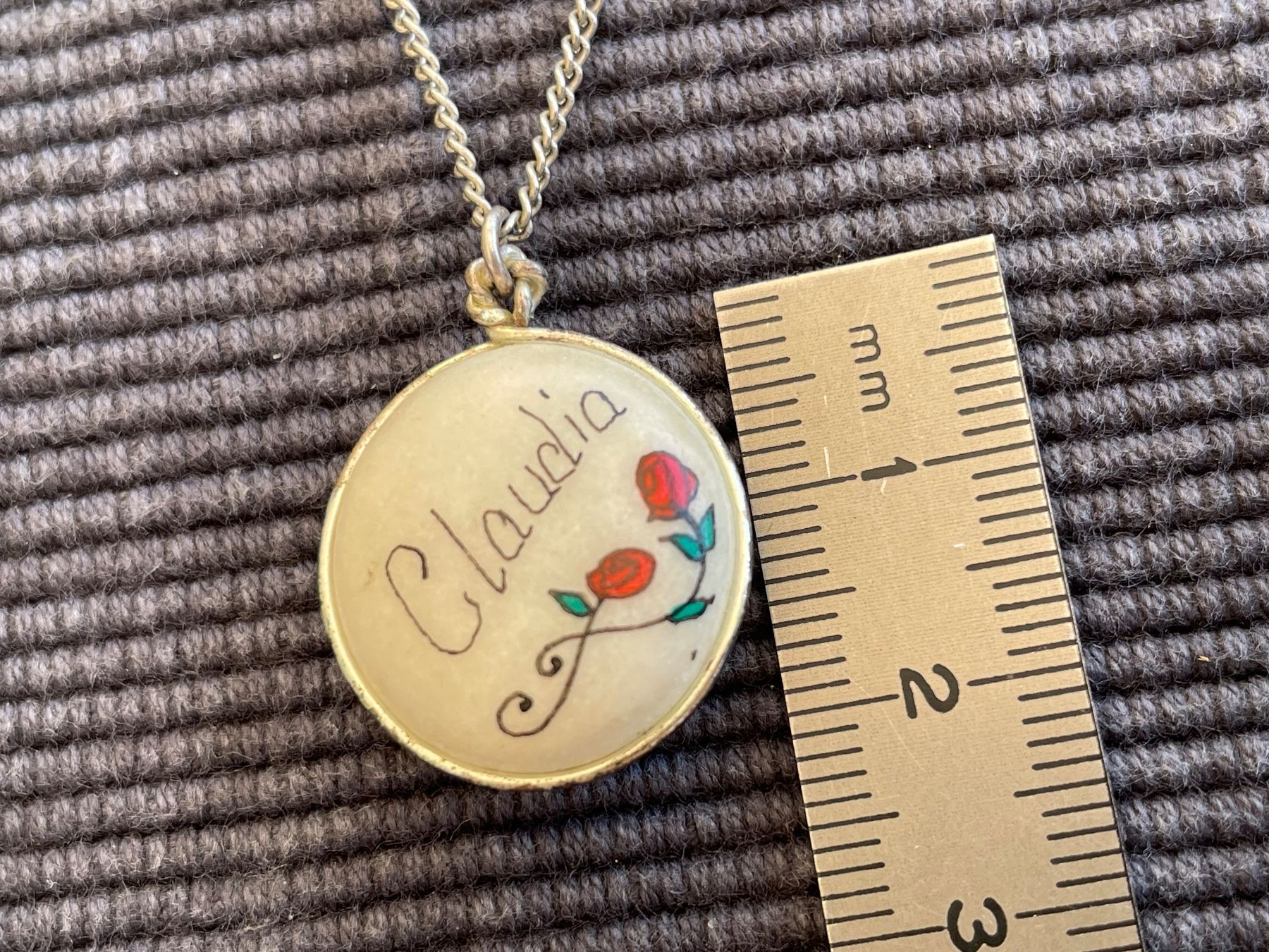Catenine: Kette mit Anhänger / Claudia / Modeschmuck – Usato da Rümlang venduto da euqinom16 1