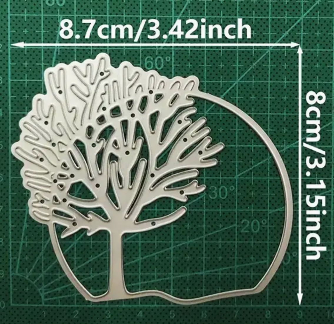 Sciablone: Baum im Kreis - Stanzschablone – Nuovo e nell'imballaggio originale da Frenkendorf venduto da jazzplatten 1