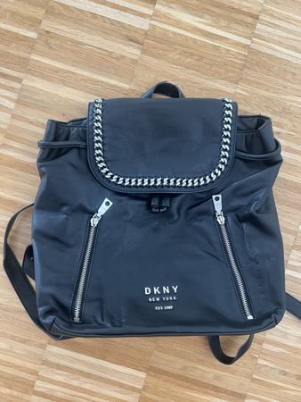 DKNY Backpack Black Chain Detail