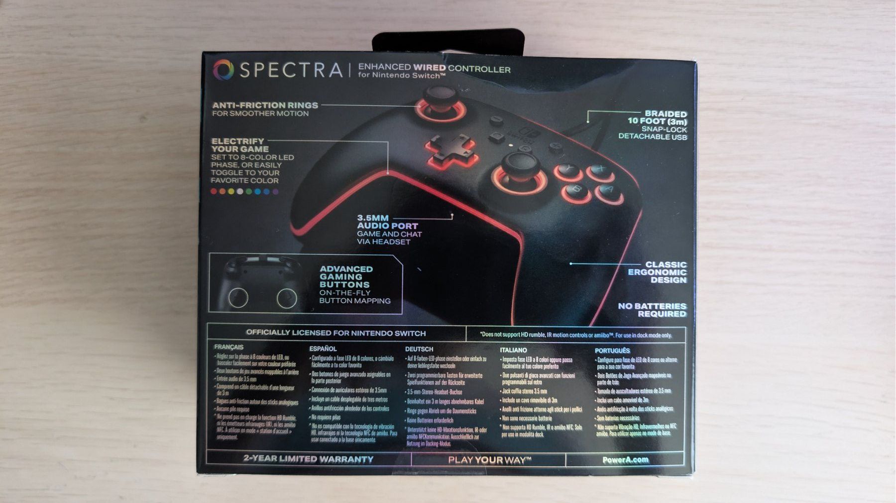 Controller: PowerA Spectra Wired Controller für Nintendo – Nuovo (secondo la descrizione) da Wolhusen venduto da darmil 1