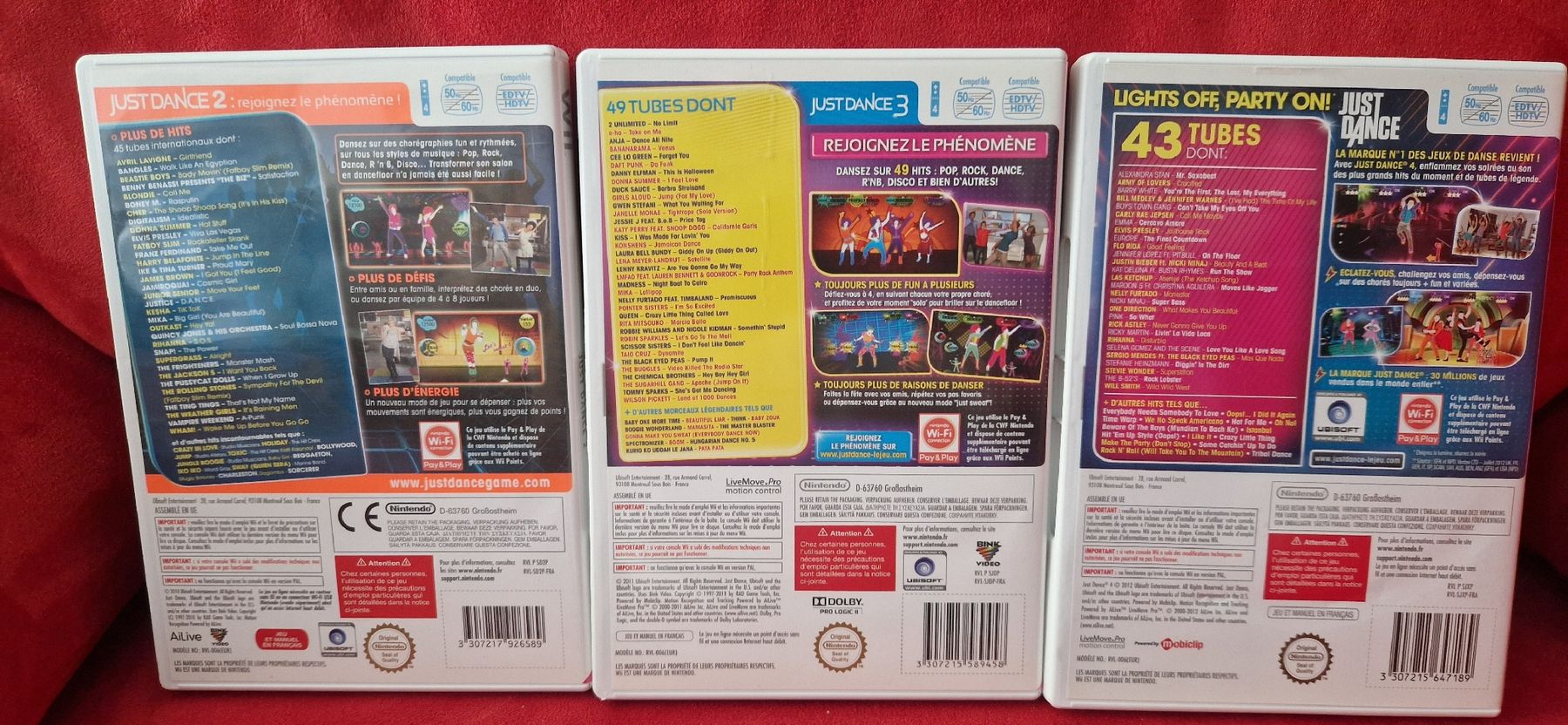 Nintendo Spiele: Just Dance 2, 3, 4 Wii lot – Gebraucht aus Villars-sur-Glâne von MrLobTec 1
