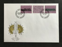 Zst 668/9 100 Jahre Gotthartbahn, FDC 18.2.82