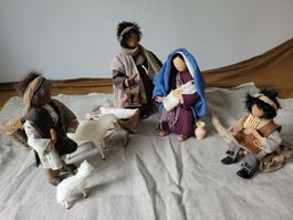 Schwarzenberger Krippenfiguren 27cm ganze Gruppe N3