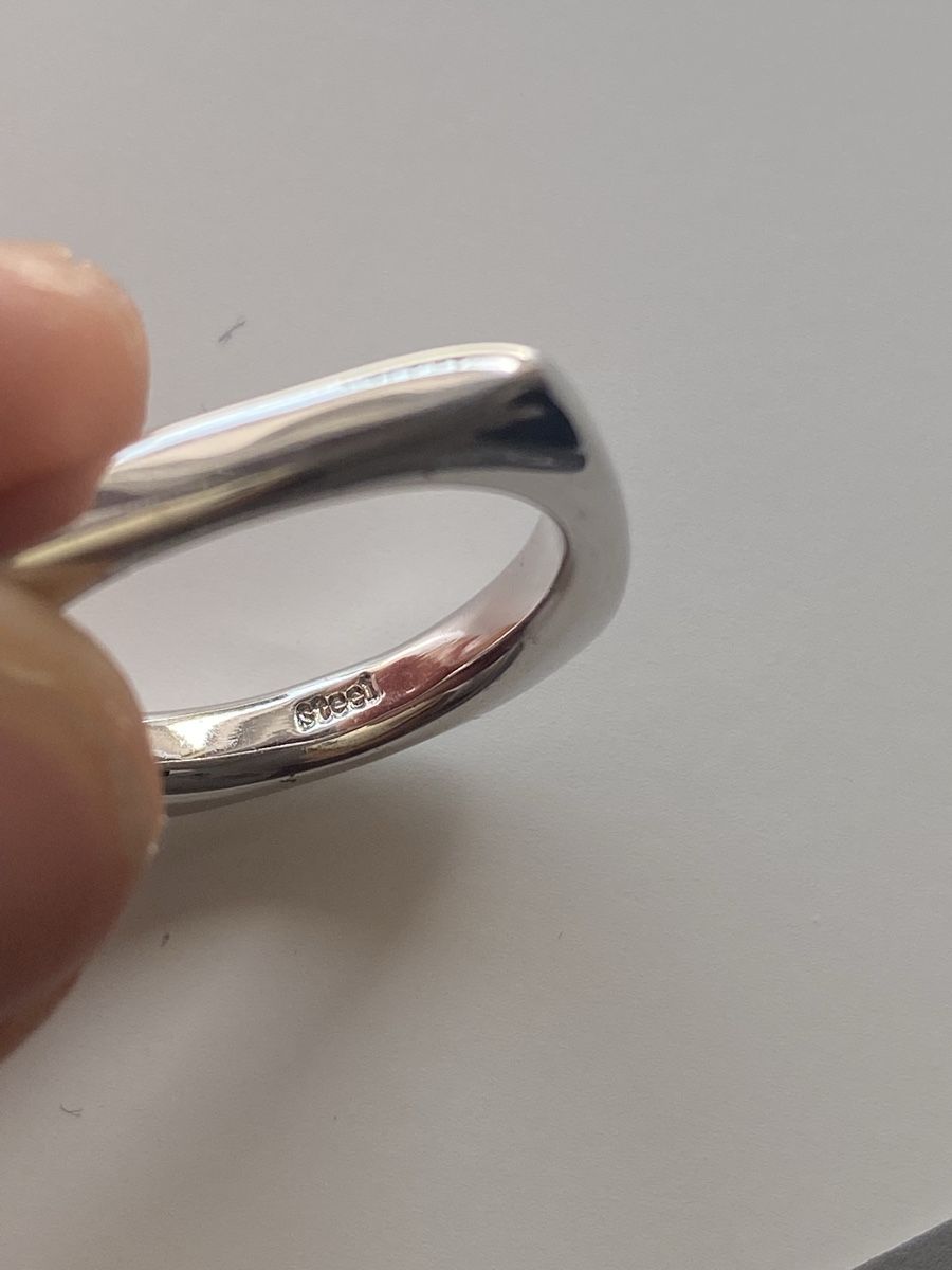 Breil Anelli: BREIL Edelstahl Silber Ring – Nuovo (secondo la descrizione) da Givisiez venduto da dor_xb9k 2