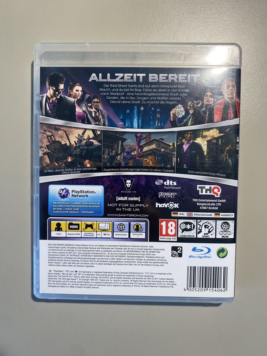 Sony Giochi: Saints Row The Third für PS3 – Usato da Thunstetten venduto da Virus_33 2