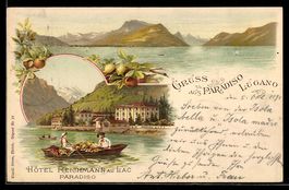 Litho Lugano, Hotel Reichmann au Lac Par