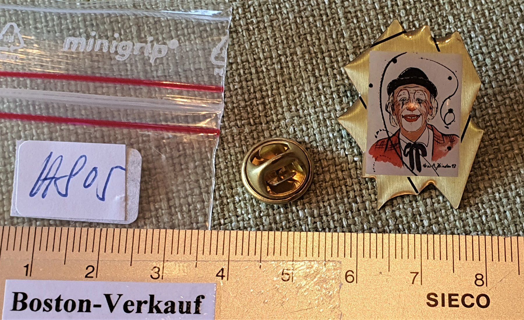 Placchette & Badge: H805 - Pin Schweizer Clown – Usato da Reinach BL venduto da Boston-Verkauf 1