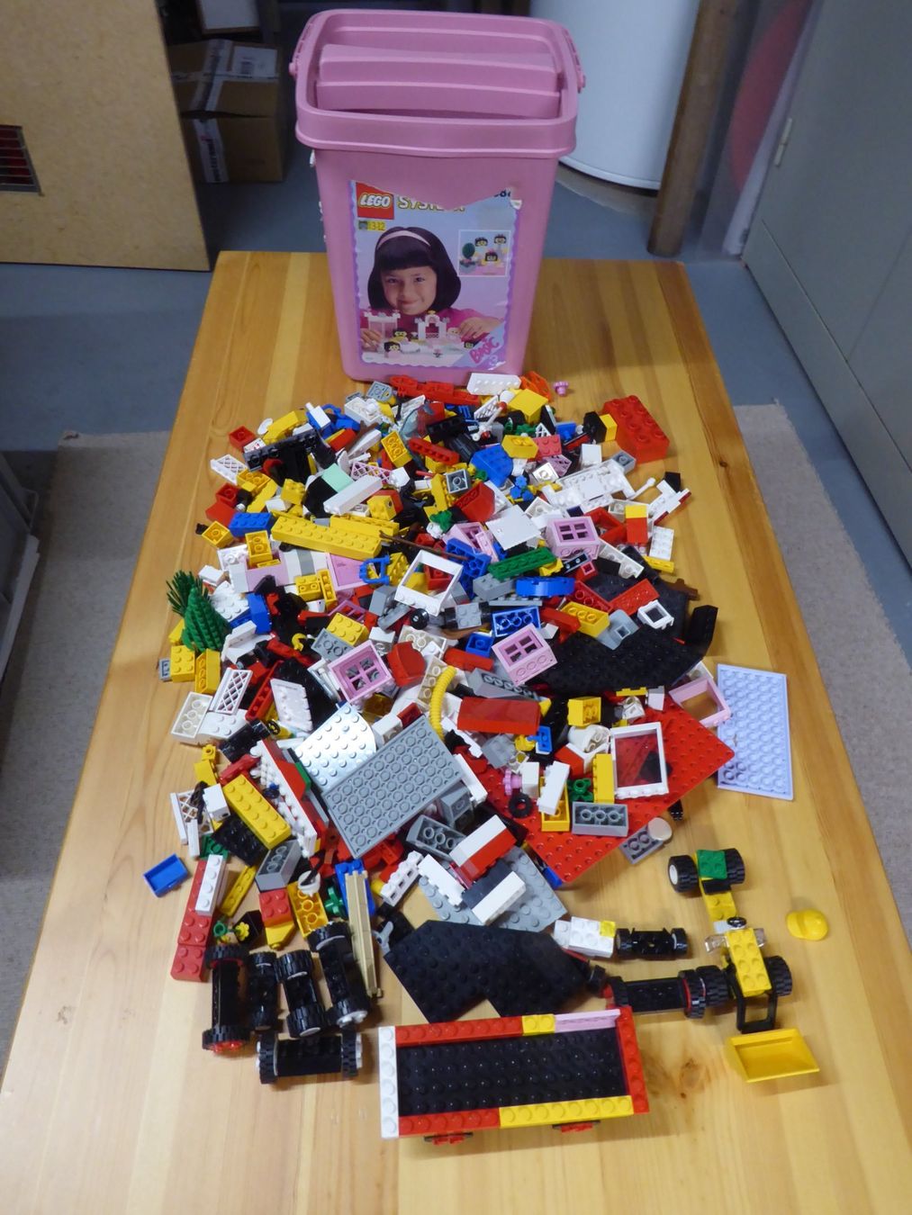 Lego Giocattoli: Lego System Bauklötze, mit Behälter – Usato da Mühleberg venduto da Pumori 2