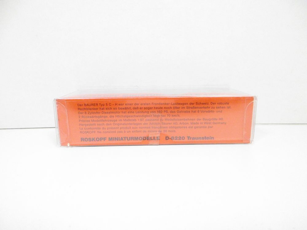 Saurer Modellautos: Roskopf H0 450 Saurer 5 C - H BÄRTSCHI – Neu und originalverpackt aus Olten von Heinrich875 3