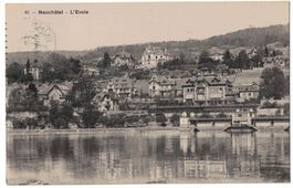 Neuchâtel, L'Evole, circulée 1913