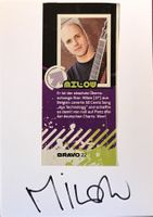 Milow Autogramm signiert Karte mit Bild 10x15cm