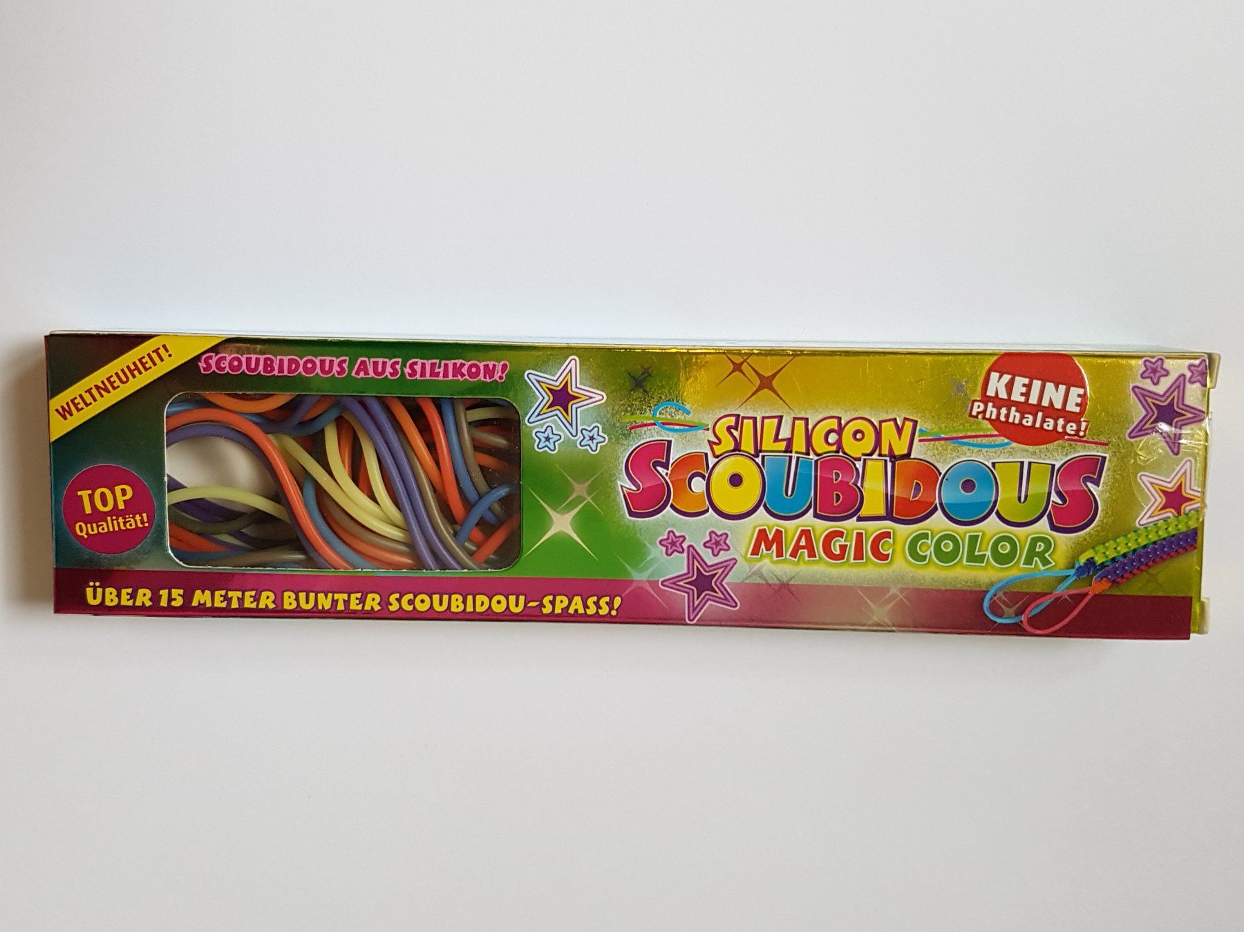 Kit bricolage: Silikon SCOUBIDOUS 2 Sorten à 15 m / NEU – Nuovo e nell'imballaggio originale da Dürrenäsch venduto da Bastelnde 6