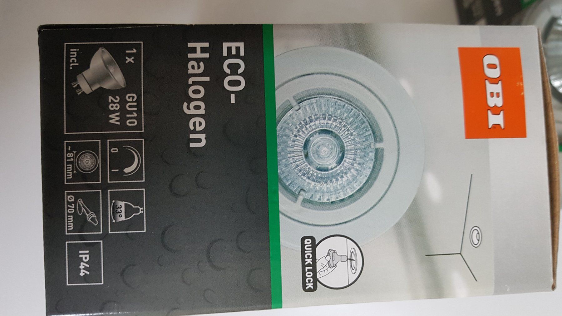 Lampade: 2 ECO Halogenspot OBI – Nuovo e nell'imballaggio originale da Grüningen venduto da WERMEI01 2