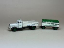 GB- Grell Werbemodell Faun Bierwagen Huber weiss