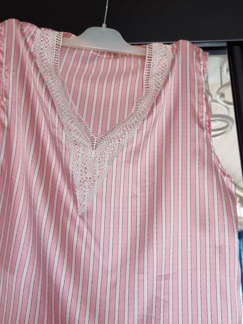 Tessuti: Stoff Polysatin rosa- weiss – Nuovo e nell'imballaggio originale da geroldswil venduto da Gumball1 3