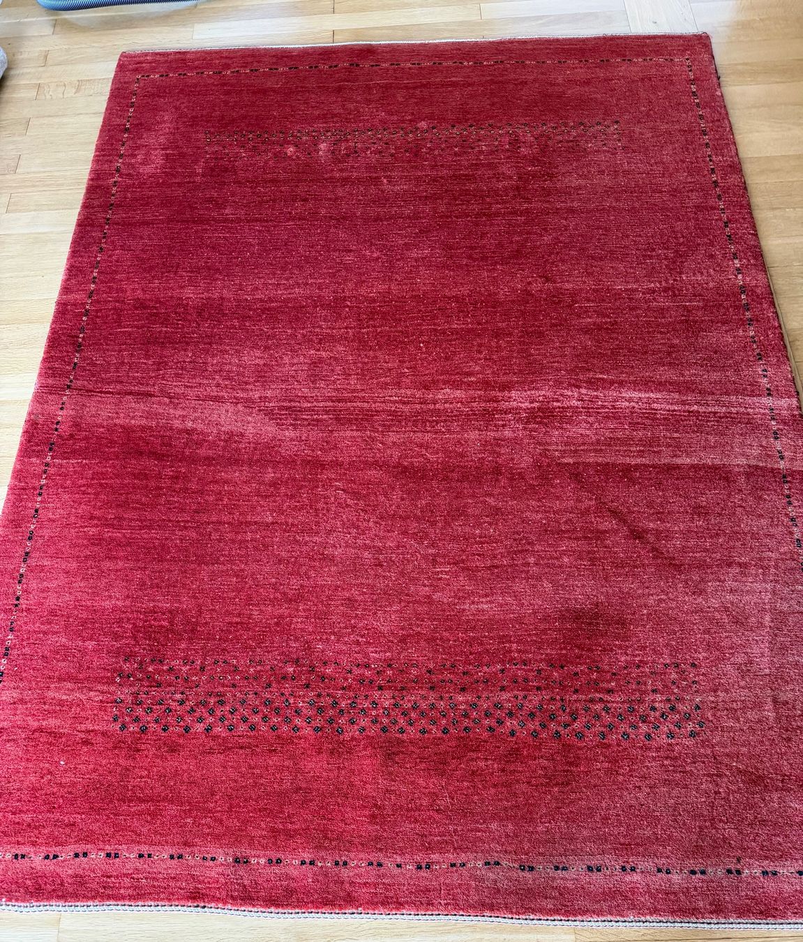 Gabbeh Tappeti: Roter Gabbeh Orientteppich,, 198,5 x 148 cm – Usato da Oftringen venduto da Wiggiwave 3