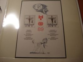 Tschechoslowakei, Block 1989 "Biennale Bratislava" ** + ET-o