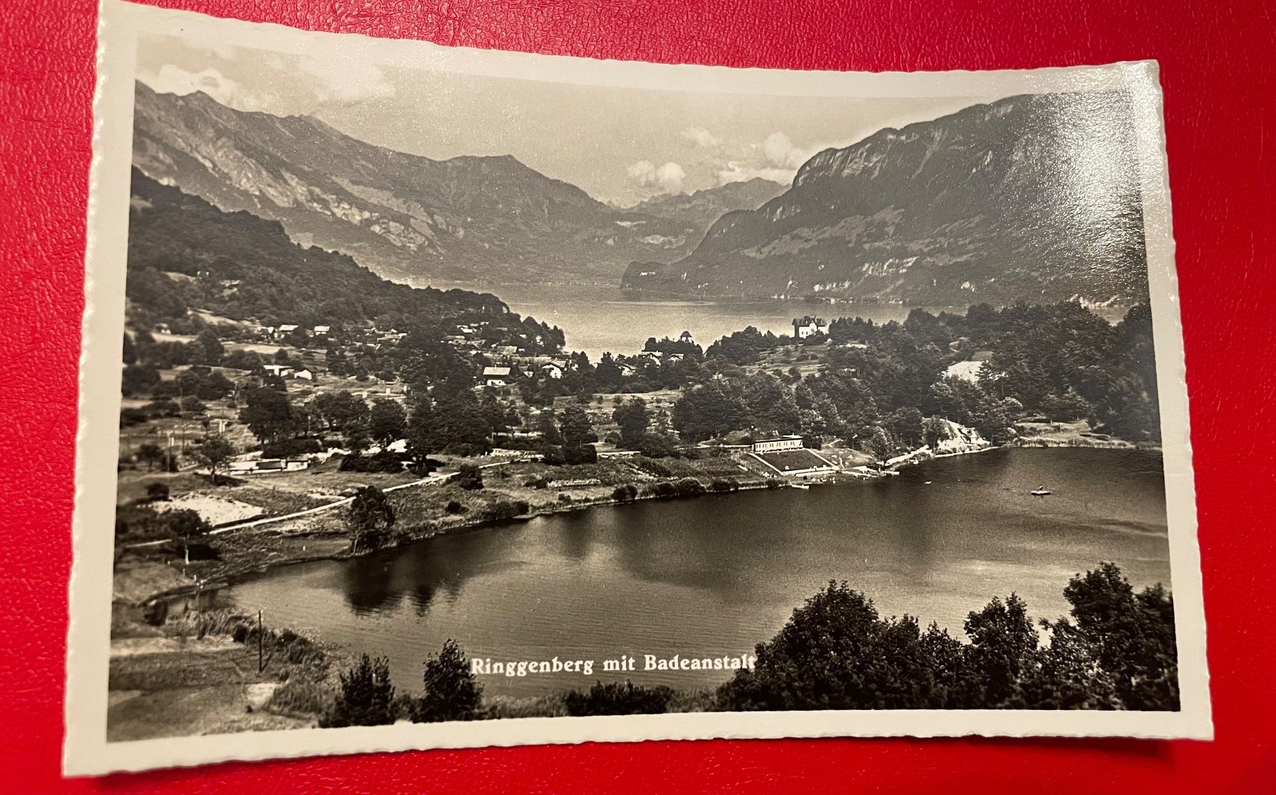 Cartoline postali: Ringgenberg mit Badeanstalt – Usato da St-Légier-La Chiésaz venduto da Theo005