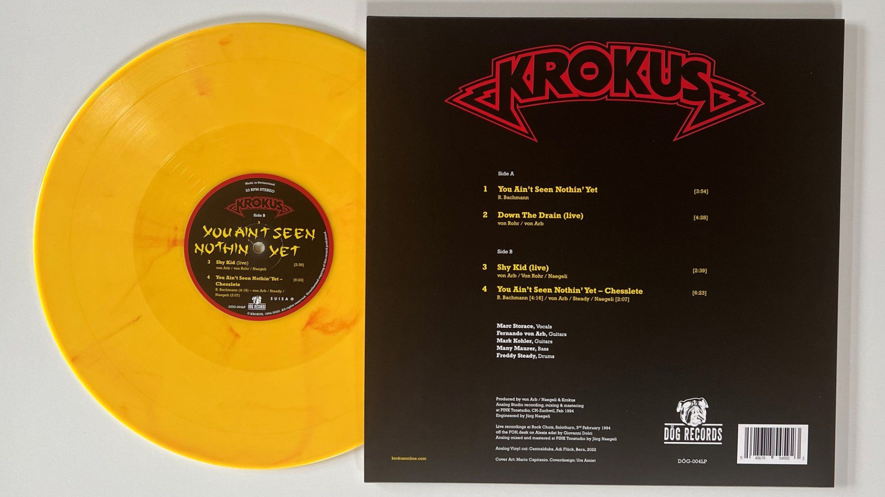 Dischi in vinile: KROKUS You Ain't Seen Nothin' Yet - 12'' MAXI – Nuovo e nell'imballaggio originale da Bänk (Dägerlen) venduto da Tinu24 1