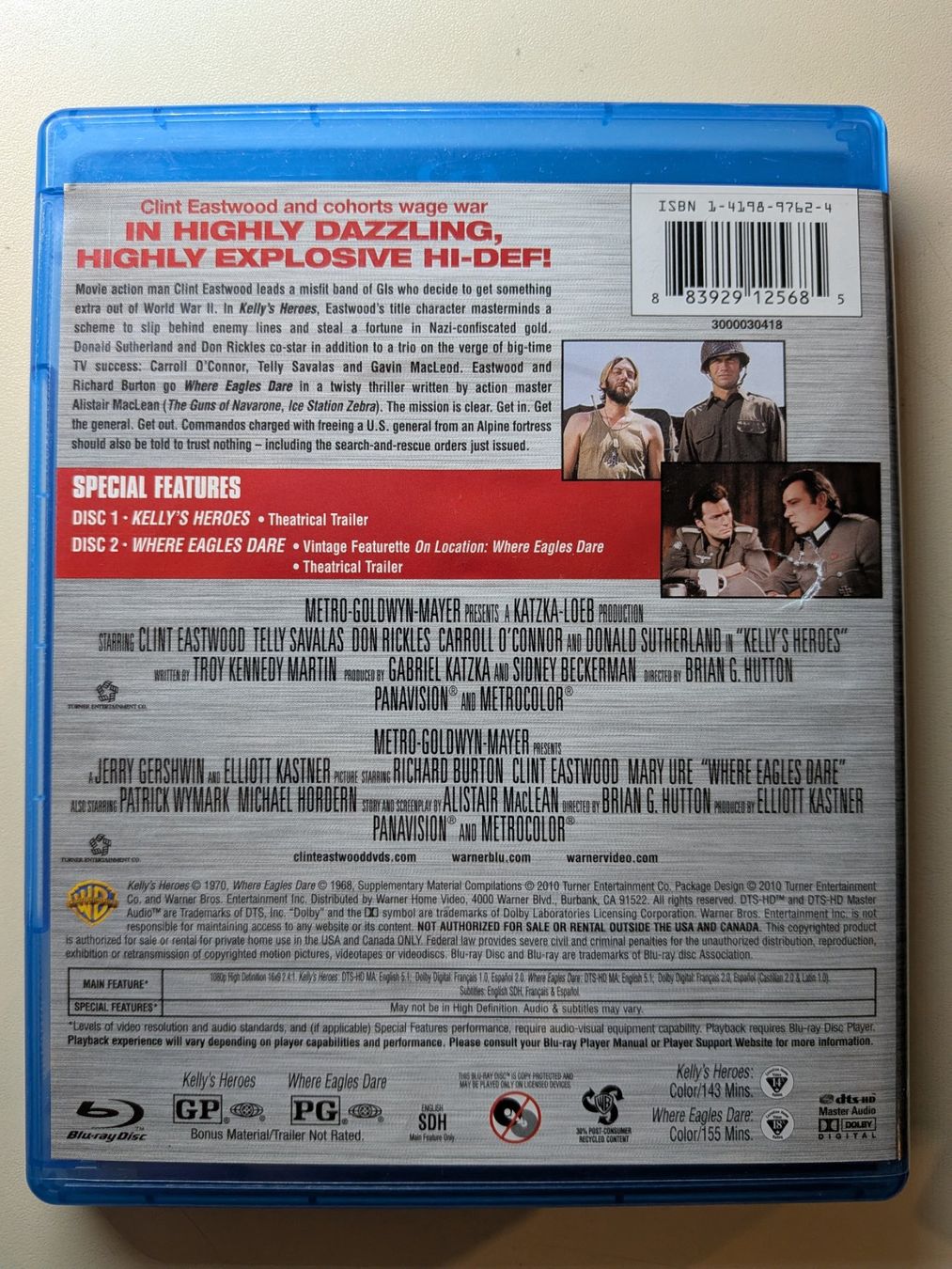 Tutti i DVDs: Stosstrupp Gold & Agenten sterben einsam [2 Blu-rays] – Usato da Port venduto da gecotom 1