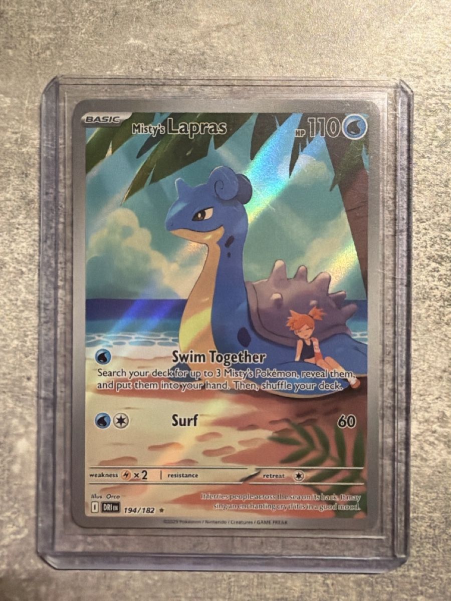 Pokémon Cartes à collectionner: Misty's Lapras Pokemon Karte 194/182 Basic Deutsch – Neuf (Voir description) à Bern par fla_77t2