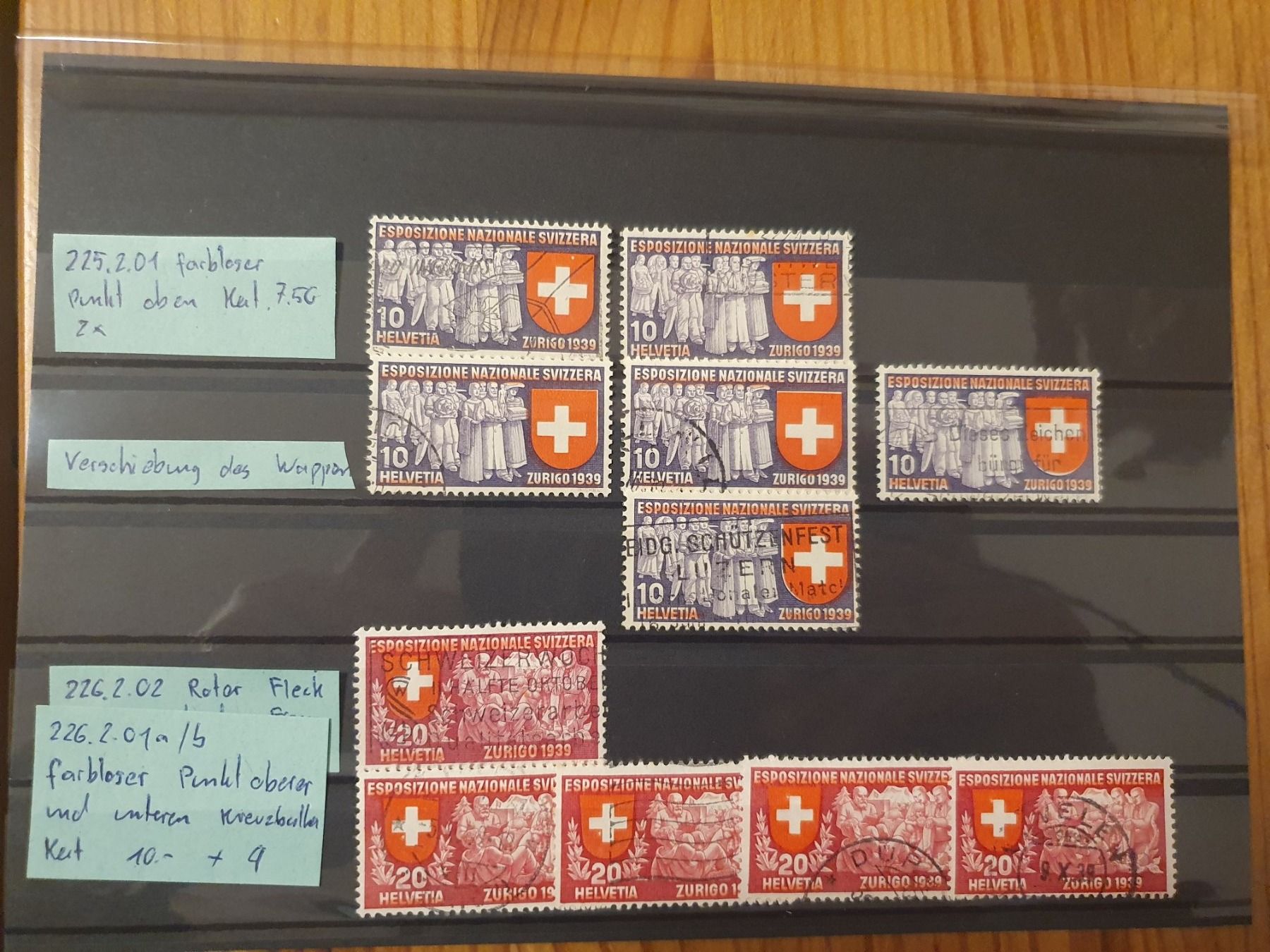 Tutti i francobolli: Schweizerische Landesausstellung PF – Usato da Balgach venduto da SIMEON27