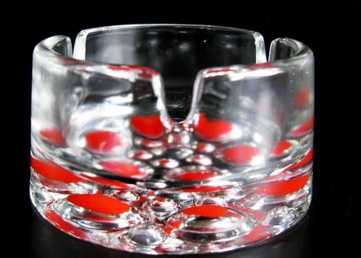 Aschenbecher: Aschenbecher, Pop Op ArtGlas - Walther Glas Design - – Neu (gemäss Beschreibung) aus Zürich von 1-2-3-Verkauft 3