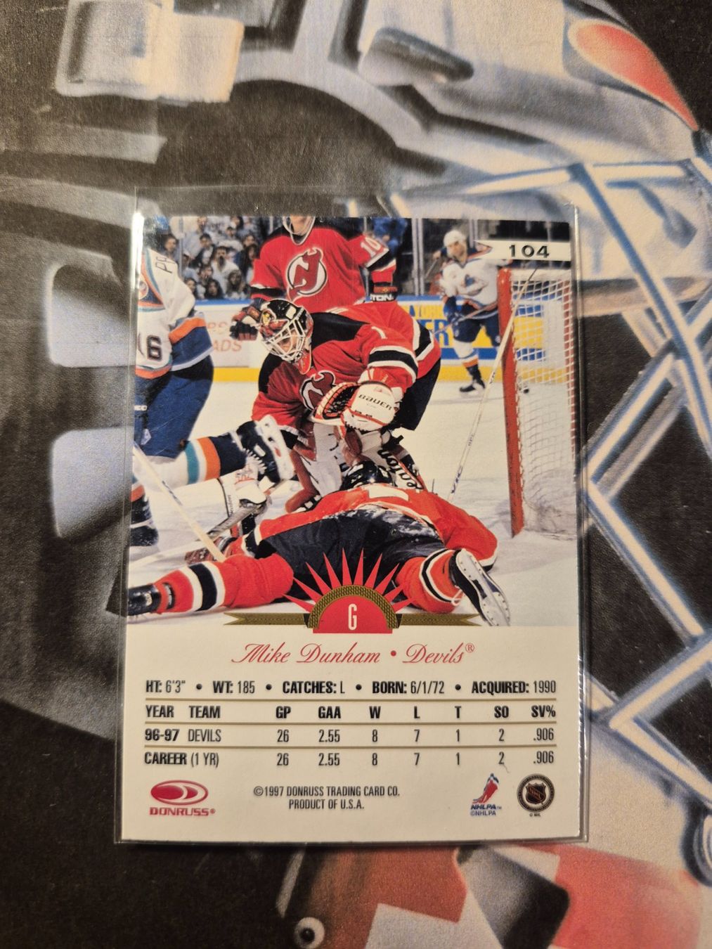 NHL Cartes à collectionner: NHL Mike Dunham New Jersey Devils – D'occasion à Treiten par Sauber73 1
