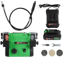 Doppelschleifmaschine mit Akku 20Volt 2Ah
