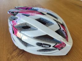 Fahrradhelm Uvex air wing, weiss-rosa, Gr. 52 - 57cm