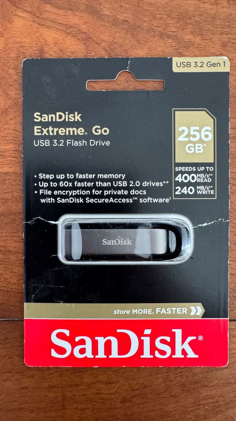 Sandisk Chiavette USB: SanDisk Extreme Go 256GB USB 3.2 Stick – Usato da Luzern venduto da serchon