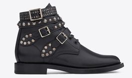 Orig. SAINT LAURENT Studded Ankle Boots Gr. 36, NP 1'410.--