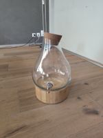 Getränkespender Zandiara Glas Bambus mit Zapfhahn