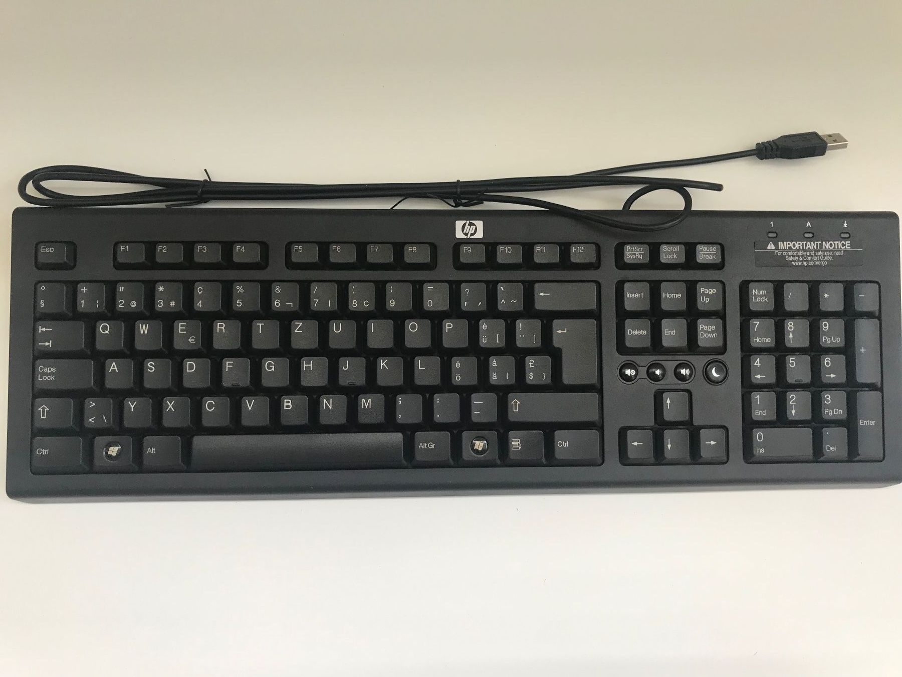 Hewlett Packard Tastiere: Tastatur.Neu und Originalverpackt – Nuovo e nell'imballaggio originale da Zürich venduto da Limea0