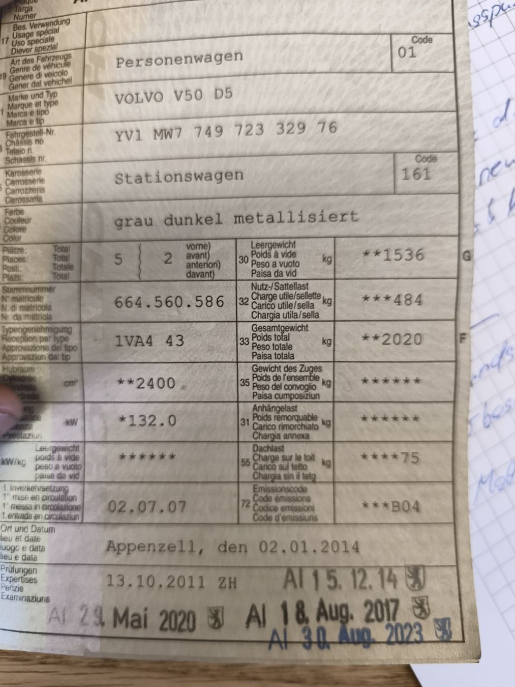 Volvo Autos: Volvo V50 D5 – Defekt aus lüchingen von haa_5jd6 7
