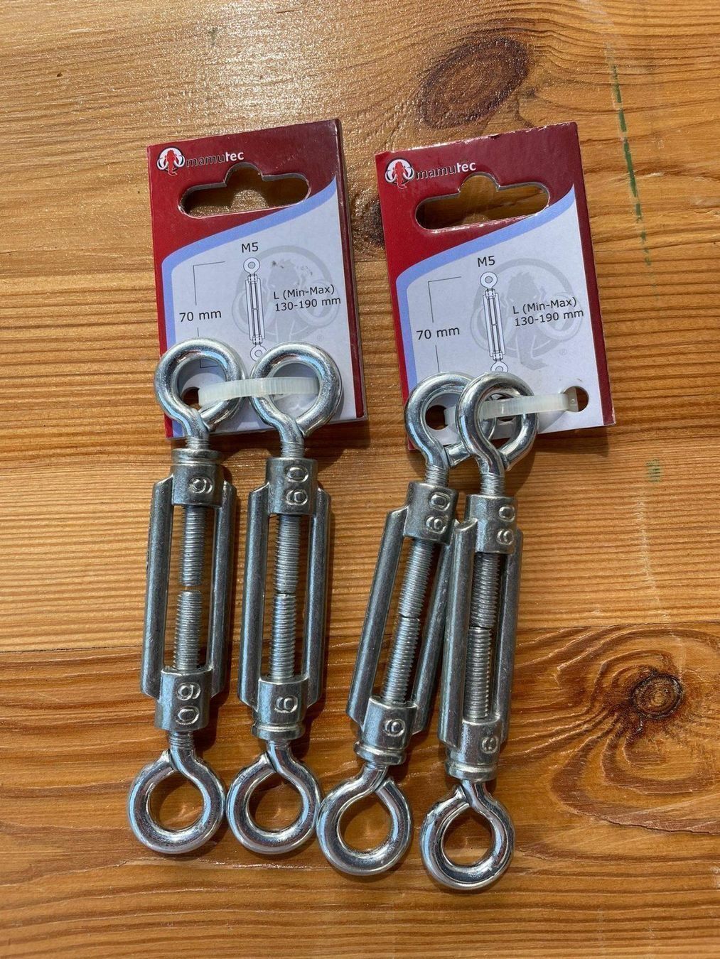Lucchetti: 2 x Mamutec Spannschloss 70mm/ M5 – Nuovo e nell'imballaggio originale da Wängi venduto da Schnaeppchenkojote