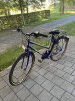 Damenvelo  26 Zoll Titan Safari blau/grau