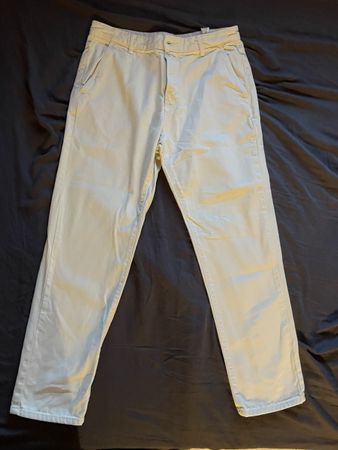 Hose Baumwolle hellbeige Grösse 42 